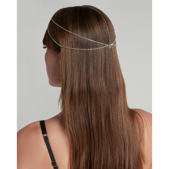 Agent Provocateur Laynie Silver Headpiece New $210 main image 4